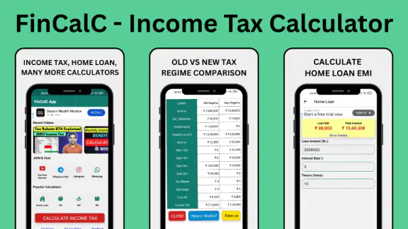 Income Tax कैलकुलेटर 2025 2026