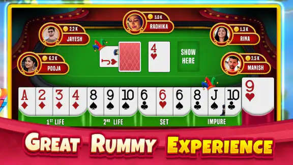 Indian Rummy Offline Card Game