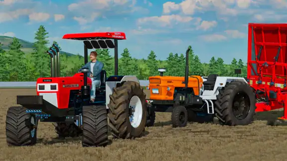 Indian Tractor Tochan Game 3d