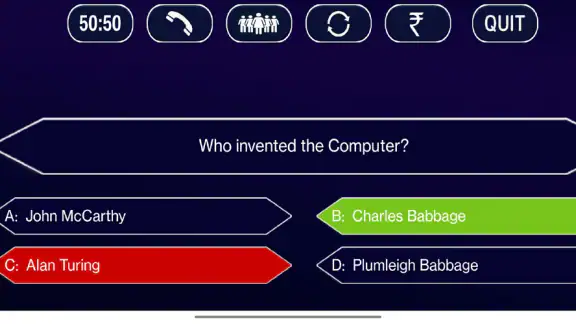 KBC Quiz in English & Hindi