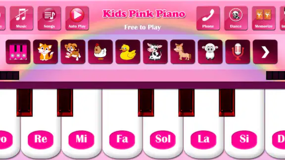 Kids Pink Piano