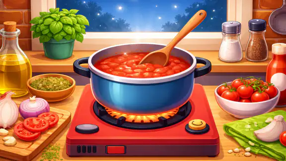 Kitchen Set Cooking Restaurant