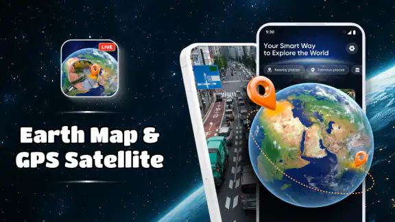 Live Earth Map - GPS Tracker