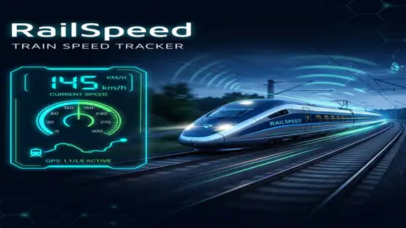 Live Train Speedometer: GPS