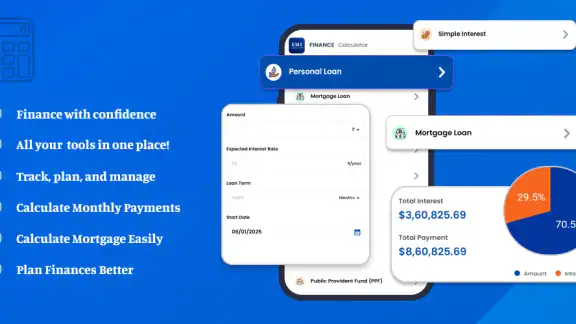 Loan, Finance & EMI Calculator