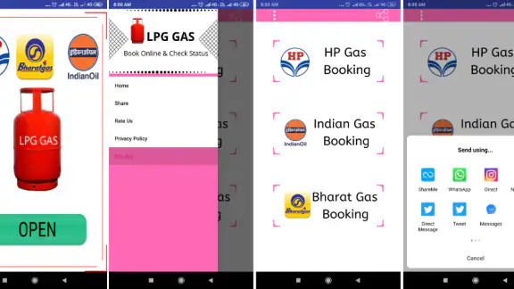 LPG Gas Booking Online (HP, In