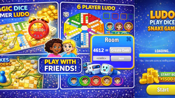 Ludo Play Dice Snake Game fun