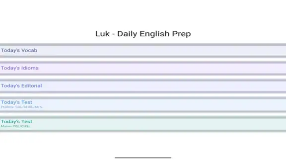 Luk - Daily English Prep