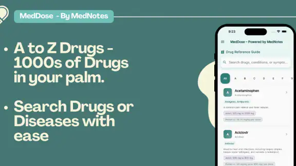 MedDose - Drugs & Diseases