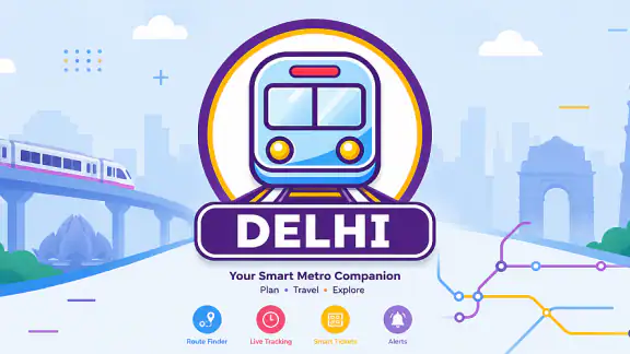 Metro Route & Map - Delhi
