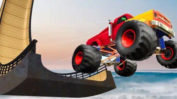Monster Truck Stunts Racing 3D