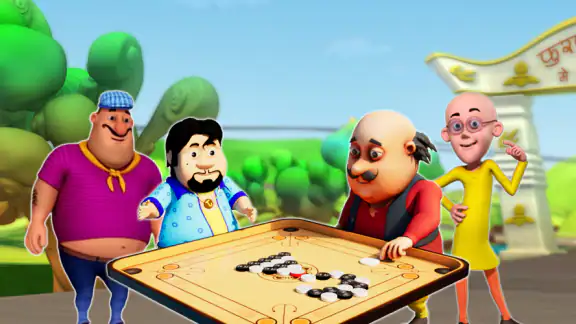 Motu Patlu Carrom Game