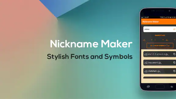 Nickname Maker: Gamer names