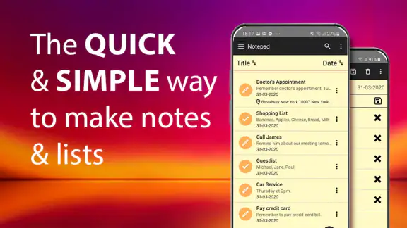 Notepad – Notes and To Do List