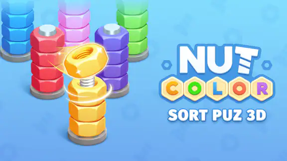 Nut Color Game - Sort Puz 3D