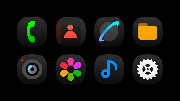 OnePro (Dark) - Icon Pack