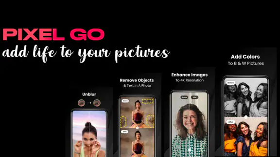 PixelGo AI: Photo Enhancer App