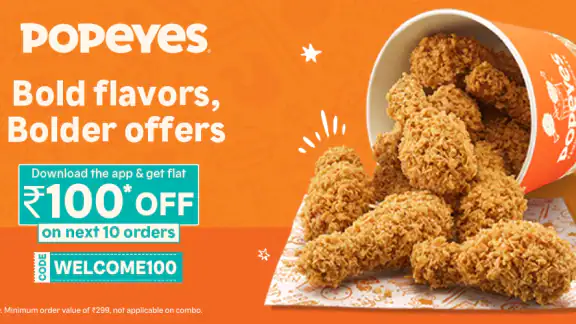 Popeyes India: Food Delivery