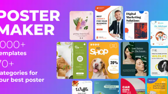 Poster Maker, Flyer Banner Ads
