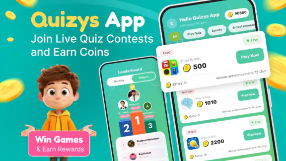 Quizys: Play Quiz Games & Earn