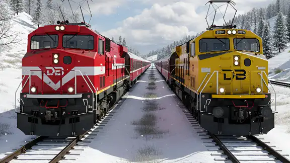 Railway Journey: Indian Train