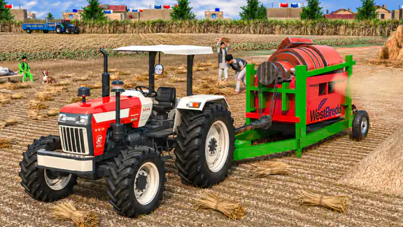Real Indian Tractor: Farm Game