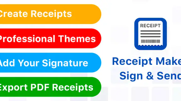 Receipt Maker - Sign & Send