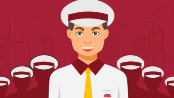 Red Taxi Driver