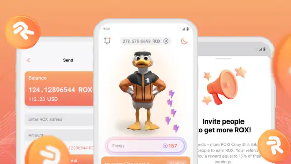 Robox Duck — Tap & Earn