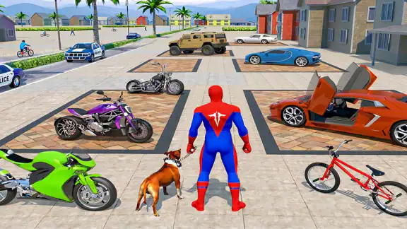Speed Hero: Flying Spider Hero