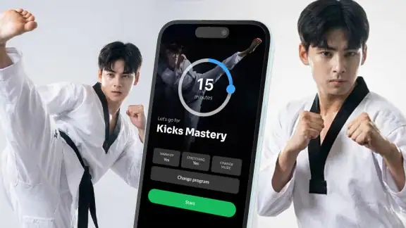 Taekwondo Kicks Training