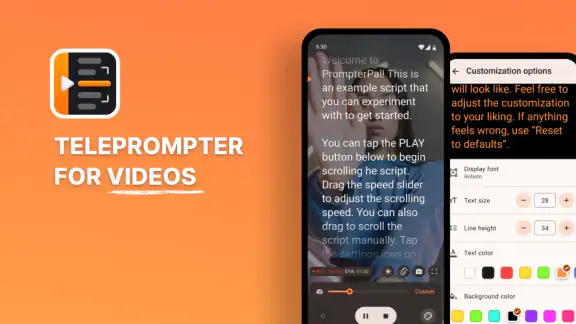 Teleprompter: Vlog & Scripts