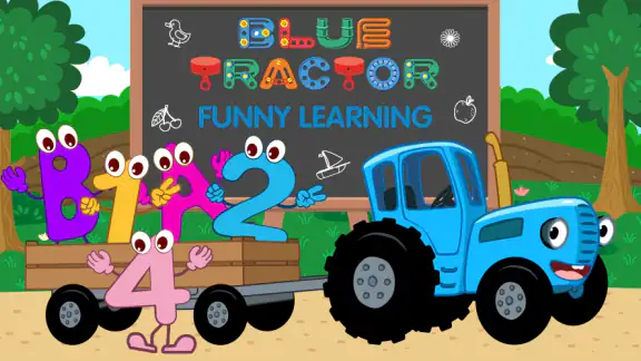The Blue Tractor: Toddler Game