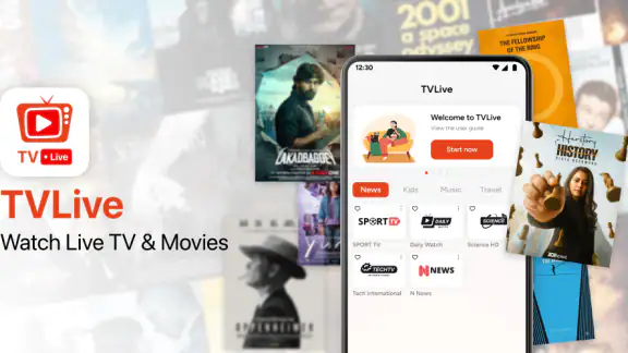 TVLive: Watch Live TV & Movies