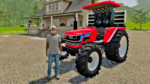 US Tractor Farming: Tractor 3D