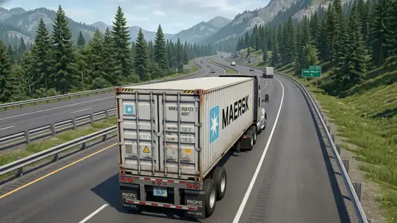 US Truck Driving Cargo Games