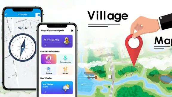 Village map full HD 3d