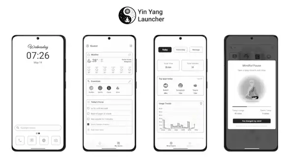 Yin Yang Minimalist Launcher