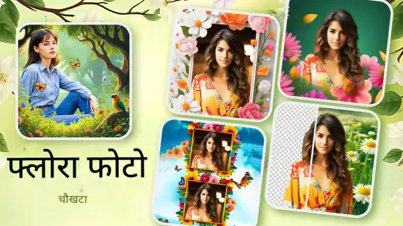 फोटो फ्रेम पृष्ठभूमि इरेज़र