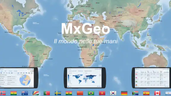 Atlante mondiale MxGeo Pro