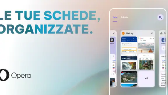 Browser Opera con AI