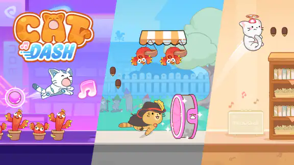 Cat Dash: Cute Cat Music Game