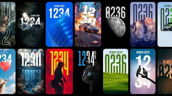 Depth Wallpapers & Live Clock