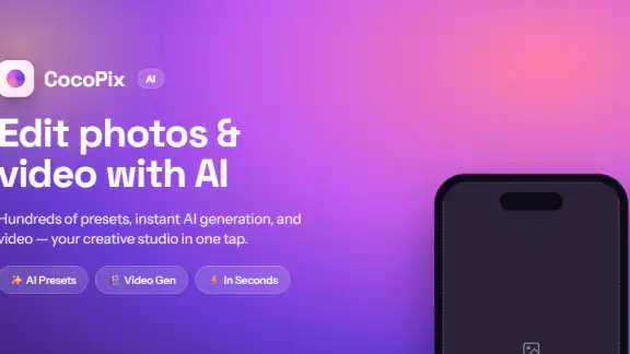 Editor Foto Video IA: Cocopix
