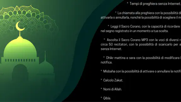 Italia Azan: Tempi di preghier