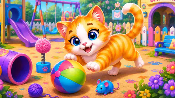 Kitty Cat Daycare Salon Games