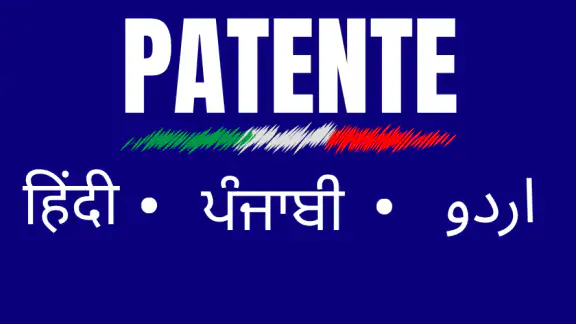 Patente in Punjabi Hindi Urdu