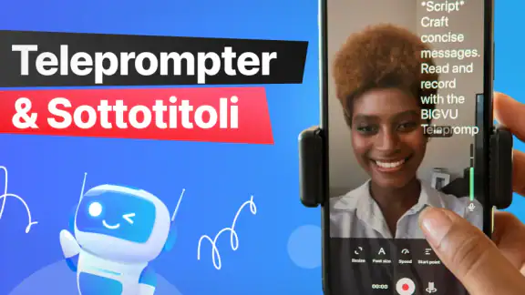 Teleprompter, Didascalie Video