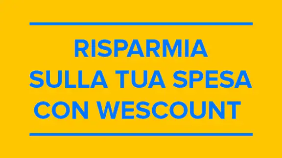 WeScount: sconti e rimborsi