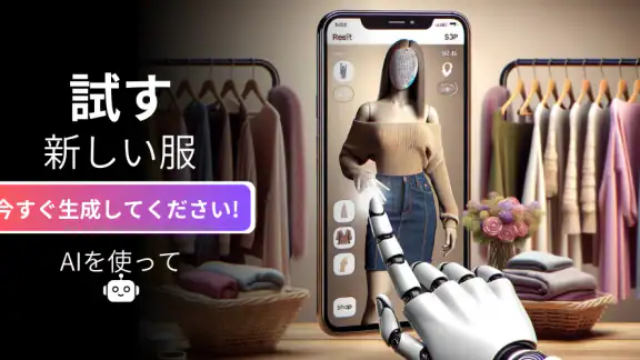 AIで服を試す